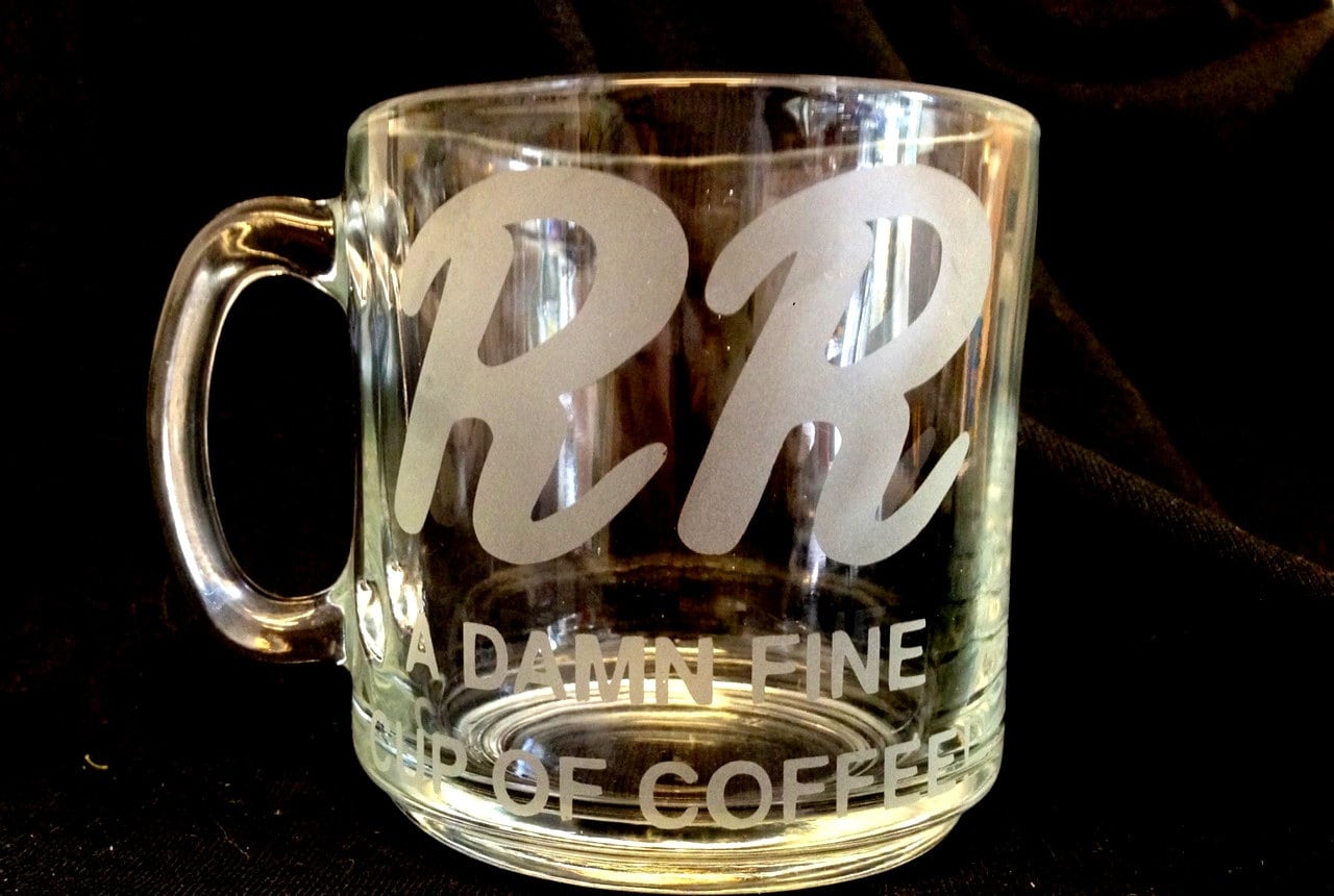 Twin Peaks RR Diner Logo Inspired Design Custom Etched Mug - Etsy
