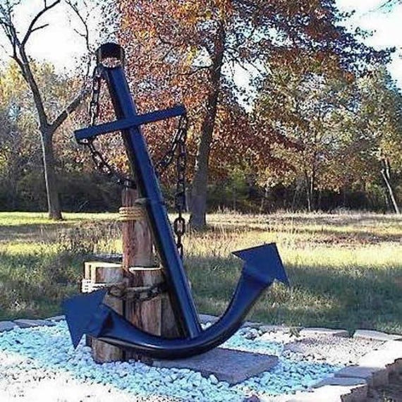 68 Anchor Nautical Decor Beach Lake House Gift 68 Anchor Nautical Decor Beach Lake, Outdoor Nautical Decor