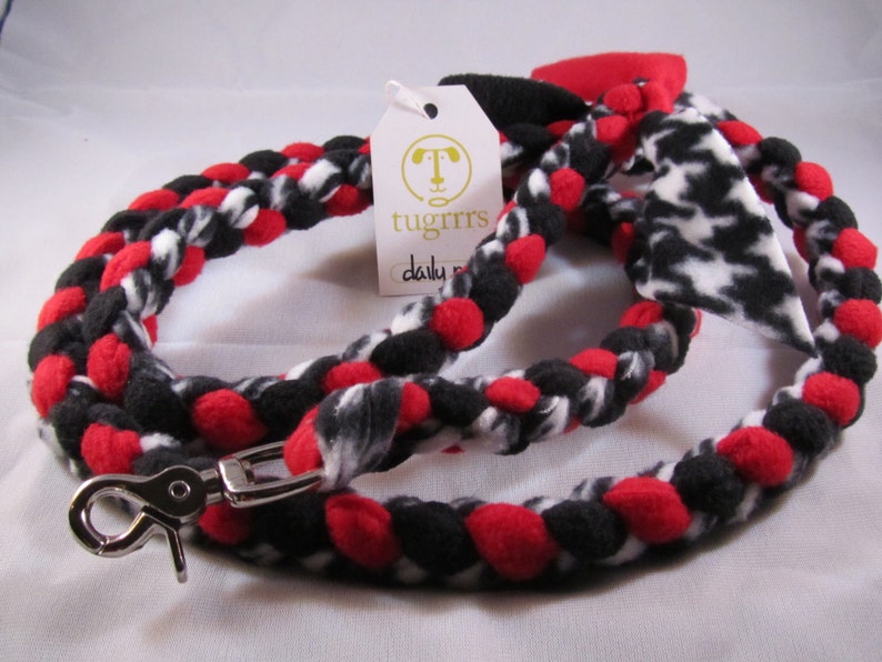 Dog Leash Tugrrrs Fleece Custom Tug Leash Agility Etsy