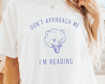 Bookish Shirt Reader Shirt Meme Shirt Possum Shirt Raccoon Shirt Trash Shirt Booktrovert Shirt Reader tee New Book Shirt Funny Book Shirt