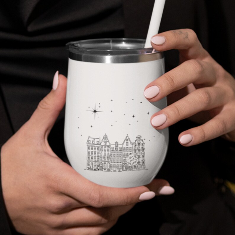 Night Court Full Wrap Chill Wine Tumbler Night Court Acotar Gifts Acotar Merch Acotar Wine Glass Night Court Wine Glass Cassian Azriel SJM image 5