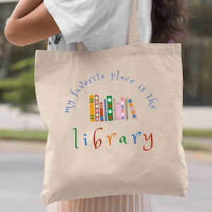 Library Tote Bag Library Bag Book Lover Gift Reader Gift Librarian Gift Banned Books Tote Bag Canvas Tote Bag Enemies to Lovers Reusable Bag