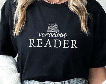 Voracious Reader Shirt Bookish Shirt Reader Shirt Meme Shirt Booktrovert Shirt Reader tee Funny Book Shirt TBR Library Shirt Book Tee Read