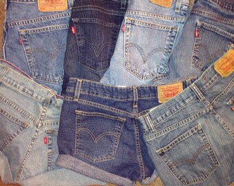 LEVI'S High Waisted Vintage Shorts / High Waisted Shorts Vintage Levi shorts / vintage high waisted shorts / ALL SIZES xs / s / m /l plus