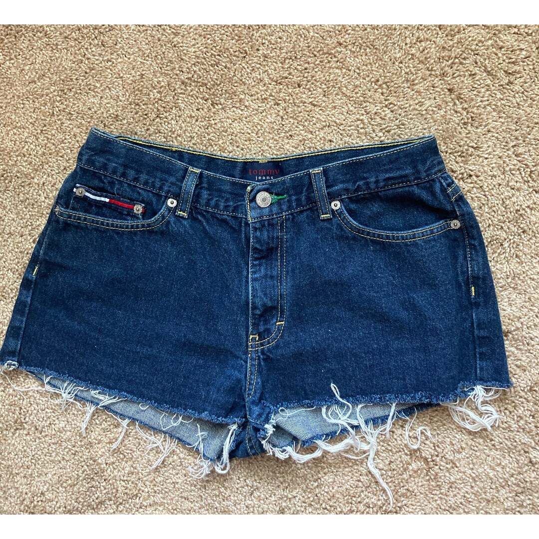 Vintage Tommy Hilfiger Denim Shorts Cut Offs Jean Shorts Womens Size 29
