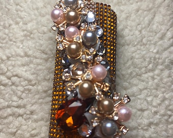 Copper Crystal Lighter Case Sleeve