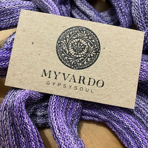 Purple Dread Bands, Knitted Dread Ties, Cotton Stretch Goth Dreadlock Accessories, Dreadlock Hair Bands for Dreads, Festival Clothing