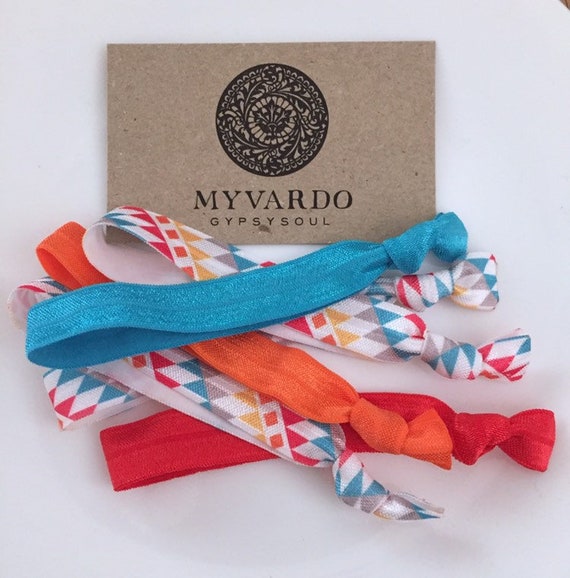 Dread Tie Aztec Hairbands Extra Large Dread Hair Ties Etsy
