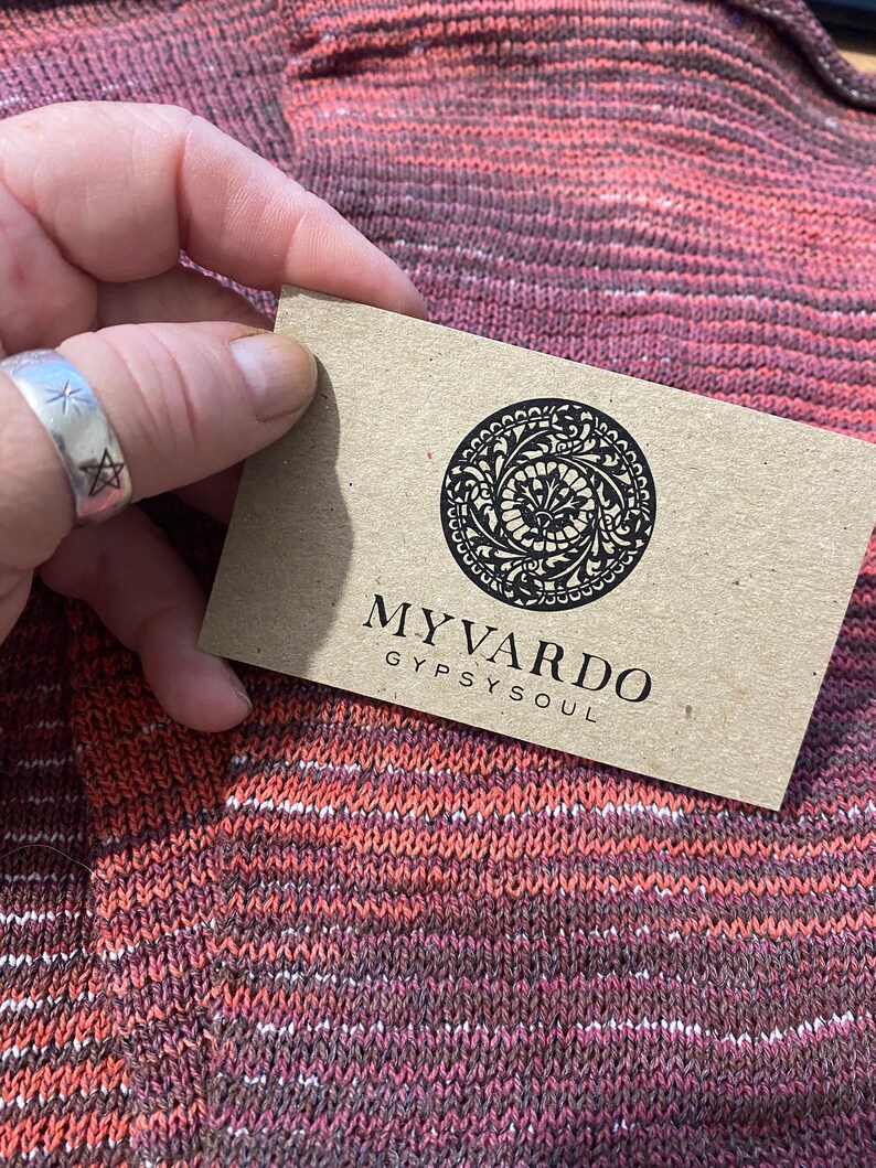 May include: A brown card with a black circular design and the text "MY VARDO GYPSY SOUL".