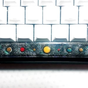 Solar System Key Cap Artisan Keycap - Spacebar - Solar System - Space Edition! - Etsy UK
