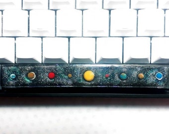 Artisan Keycap - Spacebar -  Solar System - Space Edition! - FREE UK Shipping