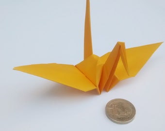 50 plain or patterned Origami Cranes - FREE UK shipping