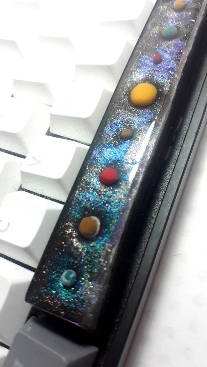 Space Theme Key Rack Artisan Keycap - Spacebar - Solar System - Space Edition! - Etsy UK