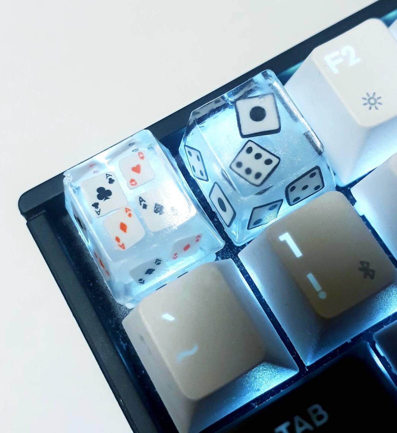 Artisan Keycaps - ESC Key - Oem and Sa Profile - Poker Cards - Domino ...