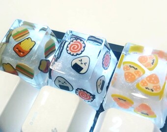 Artisan Keycaps - ESC key - oem and sa profile -  Sushi - Pizza - Fast Food - Food Edition! -