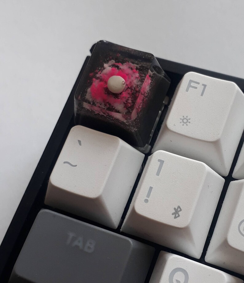 Artisan Keycaps ESC key Universes Edition Glow in Dark Etsy