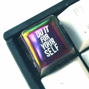 Artisan Keycaps - ESC key - oem and sa profile - Do It For Yourself Inspirational Quotes - FREE UK Shipping