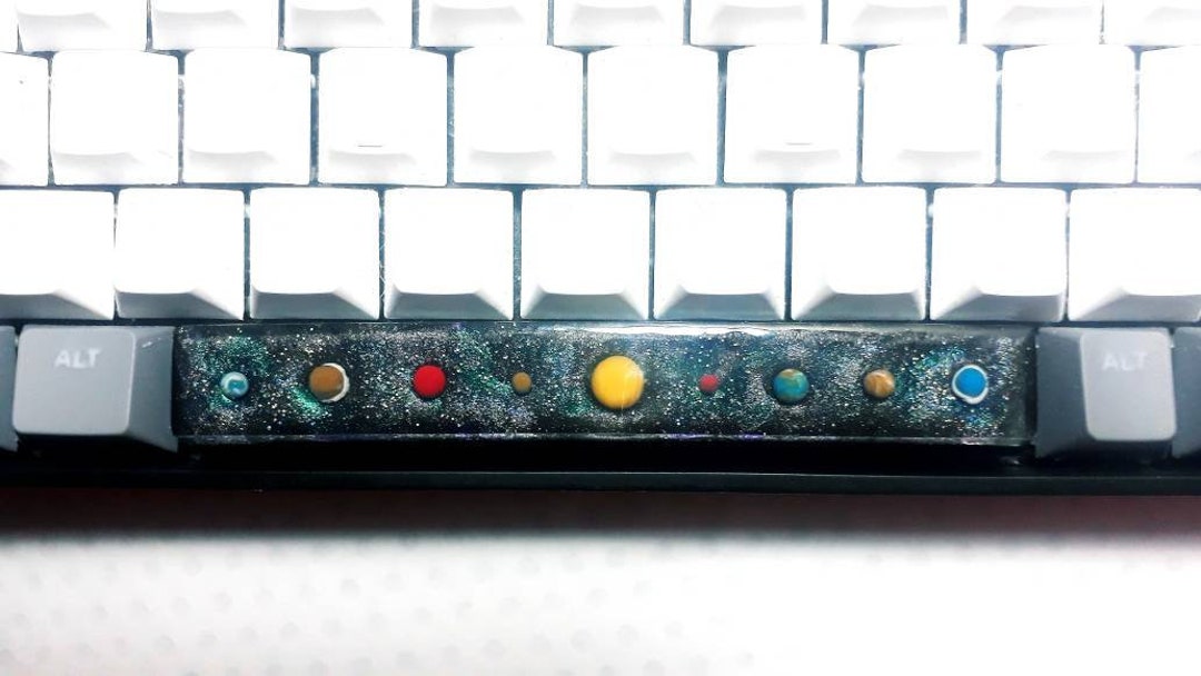 Space Theme Key Rack Artisan Keycap - Spacebar - Solar System - Space Edition! - Etsy UK