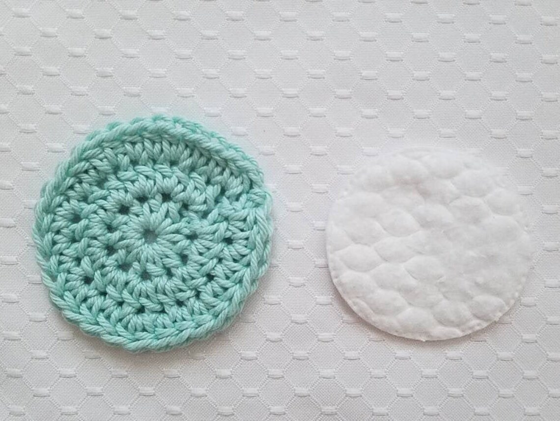 Cotton Facial Rounds, Crochet Face Scrubbies, Makeup Remover Pads ...