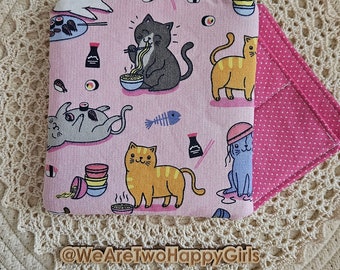 Mini Essential Oil Bag in Funny Cats, Travel Case, Oil Case, Cosmetics Bag, Organizer, stocking stuffer