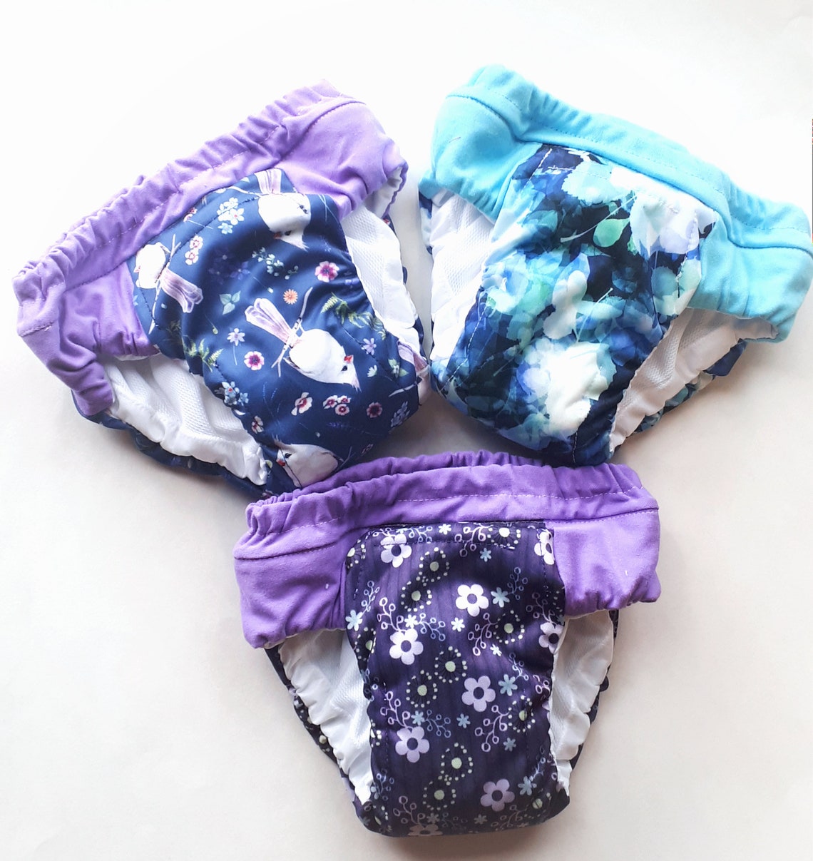 Set of 3 Size 9/10 Overnight Heavy Wetters Training Pants. Eco Etsy