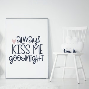Bedroom Wall Decor | Over Crib Signs | Bedroom Sign | Above Bed Art | Printable Wall Art | Above Bed Decor | Above The Bed Sign for Kids