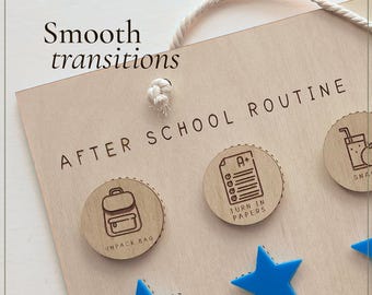 After School Routine Chart for Kids: 5-Step Visual Schedule