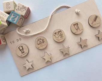 Montessori To-Do List: 5-Step Visual Routine Chart for Kids