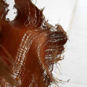 Palm fiber sheets, natural dried botanical for collage, sculpture...Anything you can imagine...
