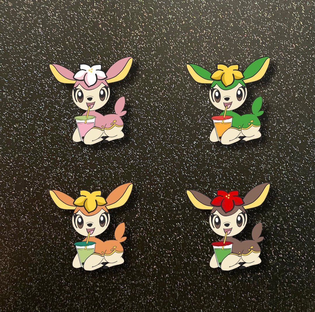 Seasons Deerling Set Bobamon Enamel Pins - Etsy