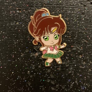 Holographic Sailor Jupiter in Space Pin 1.25 pinback button