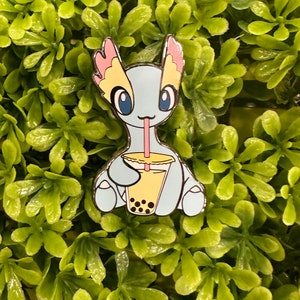 Amaura bobamon enamel pin