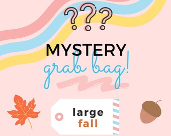 Large MYSTERY Grab Bag! / Fall-Themed Surprise Grab Bag / Lucky Dip Bag / Halloween Surprise Bag