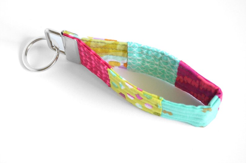 Womens Stocking Gift for Teacher Key Chain Wristlet Girls Key Chain Keyfob Pink Wrist Lanyard Small Gift for Her Unique Keychain Key Fob