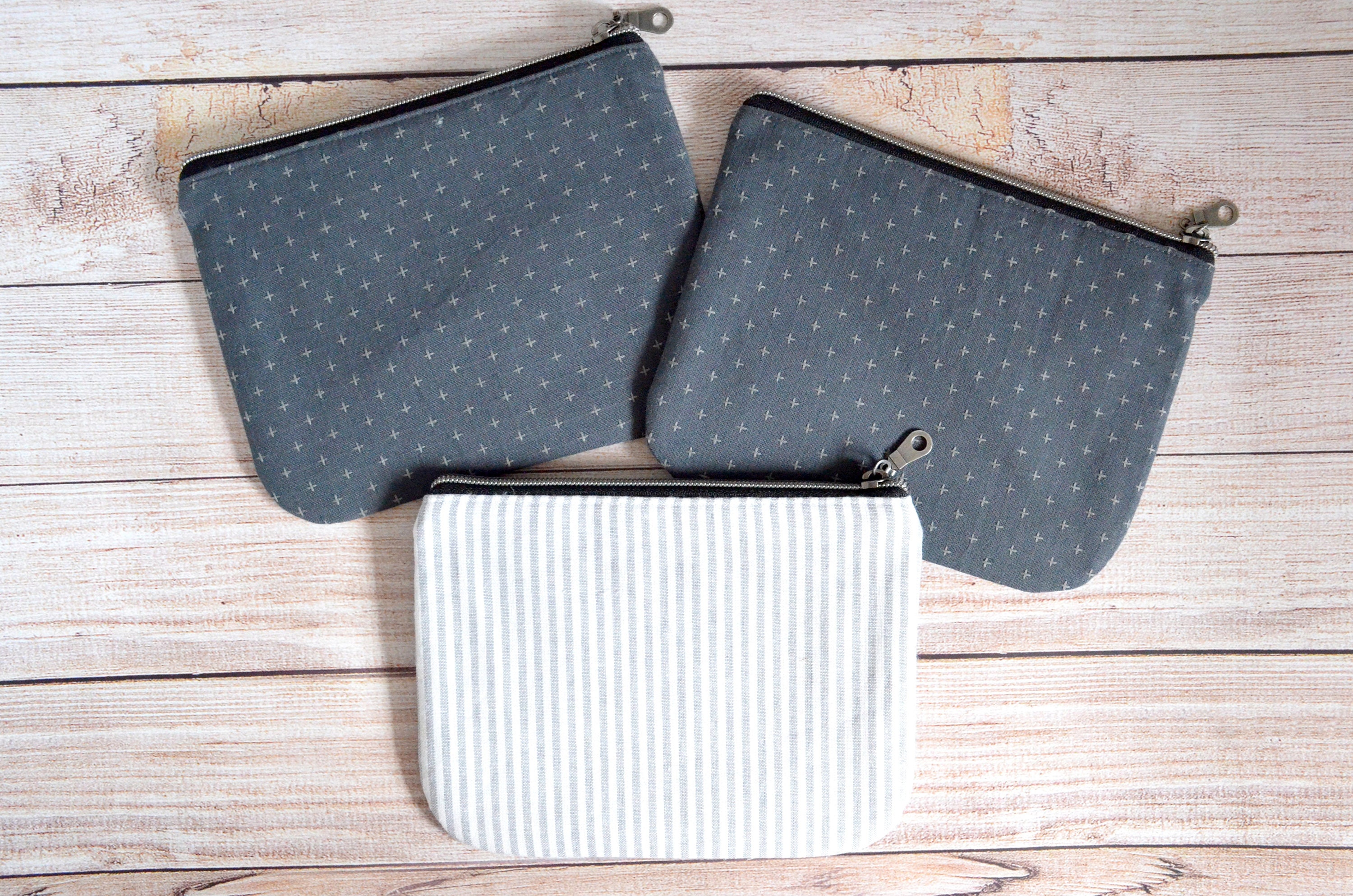 Fall Accessories Grey Zipper Pouch Diaper Bag Organizer Etsy