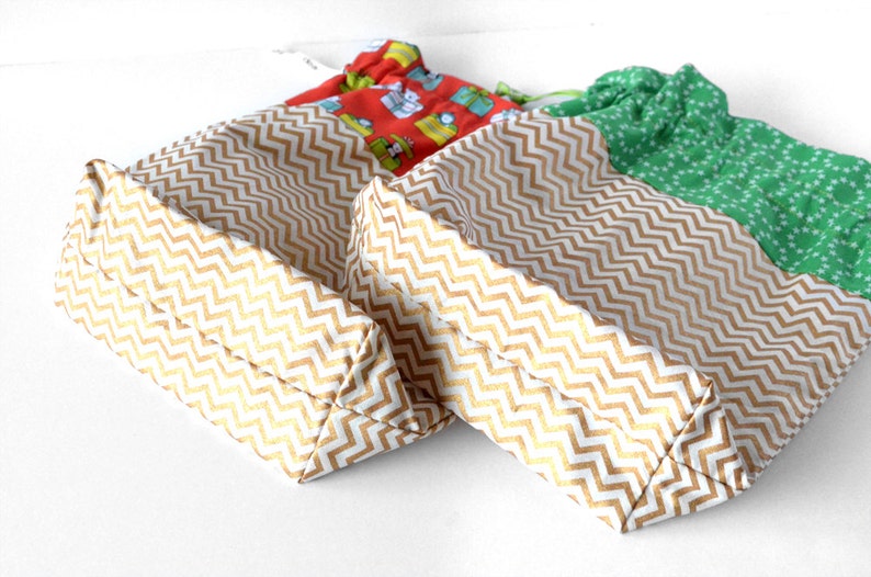 Santa Bag Fabric Drawstring Bag Drawstring Project Bag Christmas Bags for Wrapping Christmas Gift Wrap Gold Gift Bag Holiday Gift Sack