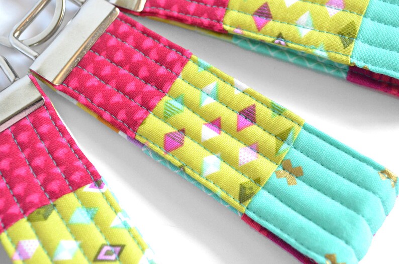 Womens Stocking Gift for Teacher Key Chain Wristlet Girls Key Chain Keyfob Pink Wrist Lanyard Small Gift for Her Unique Keychain Key Fob