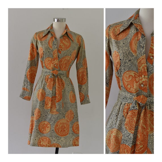Vintage 1960’s // Lanvin Day Dress // White Black