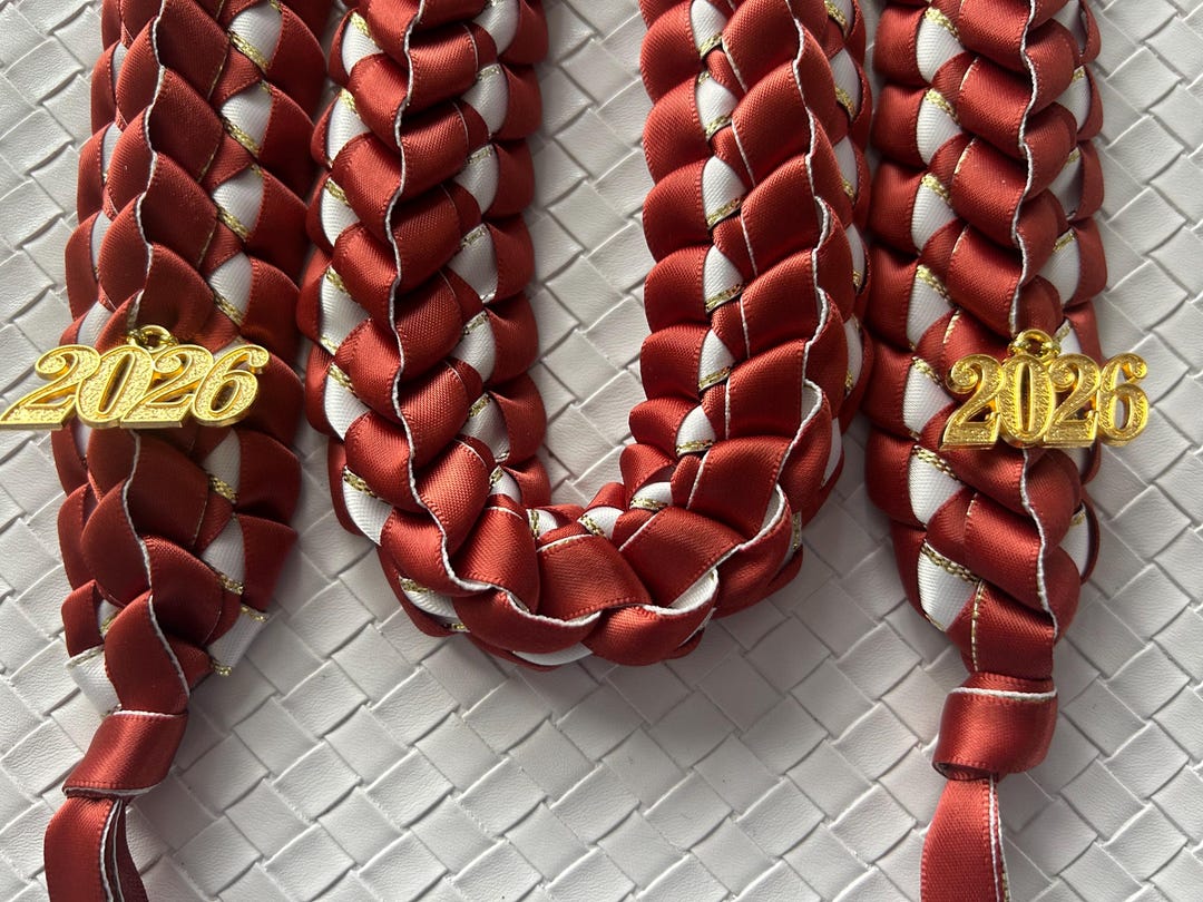 Longhorns Ribbon Handmade Graduation Ribbon Lei: Texas Longhorns Colors, 2026 Charm - Etsy