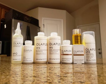 Olaplex full set of 7 No.0, 3, 4, 5, 6, 7, & 8 Complete Hair Repair System