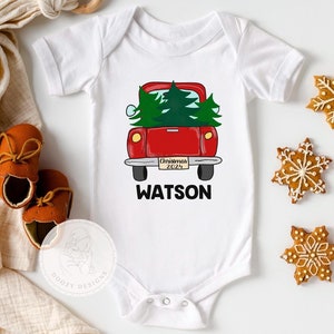 Christmas Shirt Baby Boy, Christmas Truck Shirt, Toddler Christmas Shirts, Cutsom Baby Outfit, Christmas Raglan Shirt