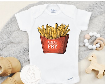 French Fry Onesie ®, Hipster Baby Clothes, Funny Baby Onesie, French Fries Shirt, Unisex Baby Gifts, Little Small Fry