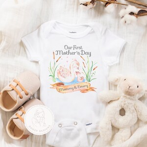 First Mother&#39;s Day Gifts, Custom Mothers Day Onesie ®, New Mom Baby Gift, Personalized Mother&#39;s Day Baby Onesie, 1st Mother&#39;s Day