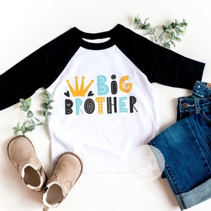 Big Brother Shirt or Bodysuit - Promoted to Big Brother - Big Brother Pregnancy Reveal for Baby or Toddler Boy