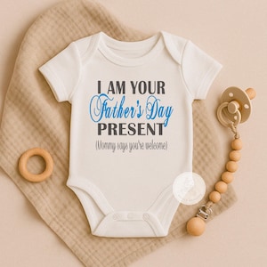 First Fathers Day Gift for Dad from Baby, Pregnancy Announcement to Husband, I am Your Father's Day Gift