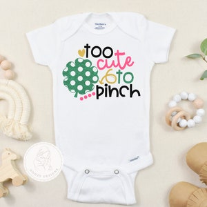 St patrick's day onesie girl sale