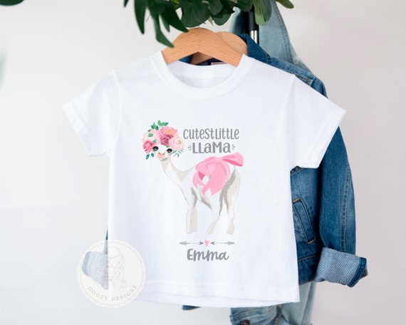 Llama Onesie Farm Onesie Hipster Baby Clothes Baby Girl Outfits Cutest Little Llama Personalized Baby Name Gift Etsy Canada
