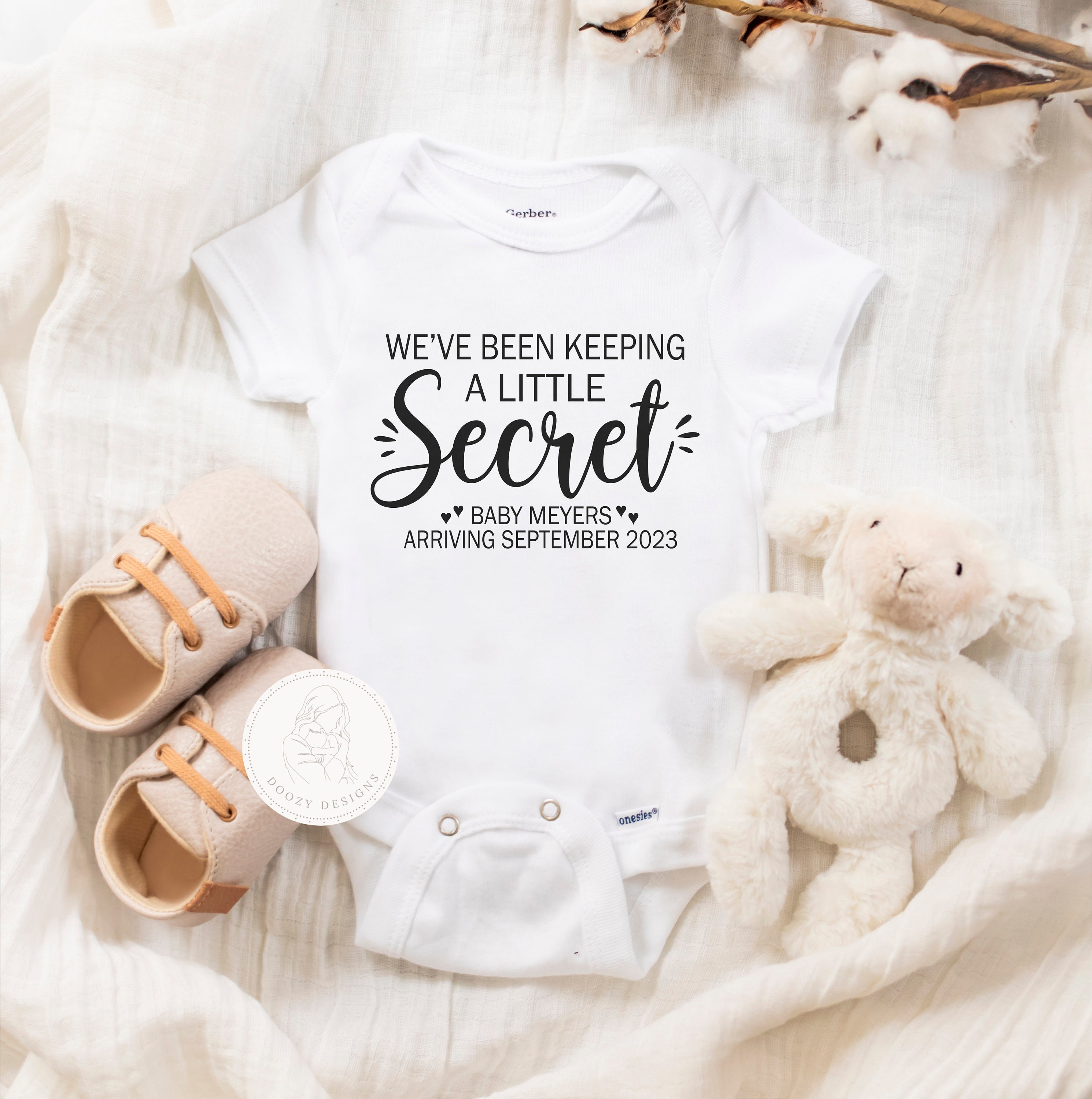We've Been Keeping a Little Secret Pregnancy Announcement Onesies ®, Reveal  to Parents Grandparents, Custom Surprise Pregnancy Onsie -  Canada