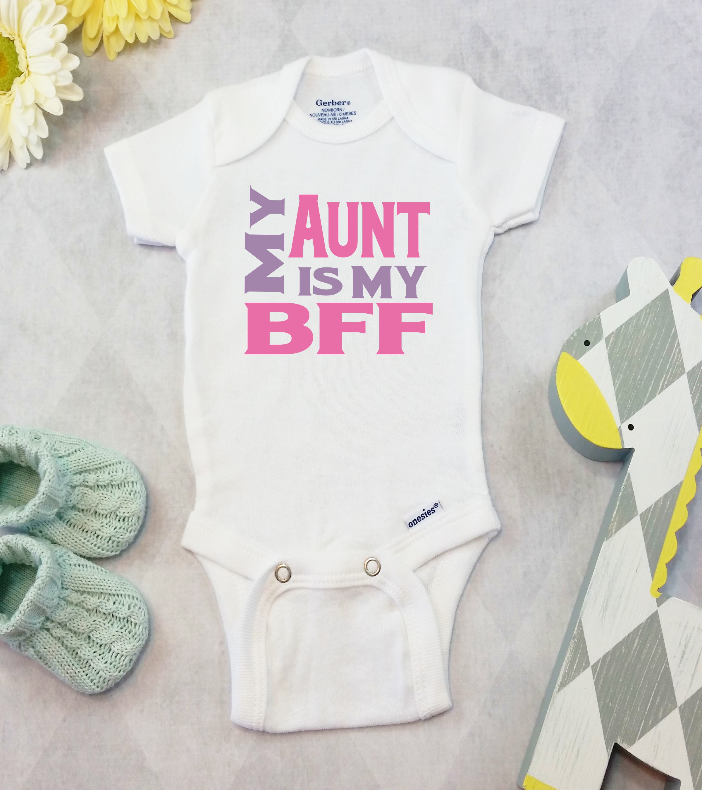funny aunt shirts for babies