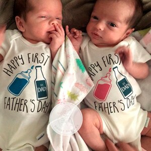 Erster Vatertag Bodsyuit, Schwangerschaftsankündigung, individuelles Geschenk für Papa, Baby Daddy Bier Shirt, glückliches erstes Vatertagsgeschenk Bild 6